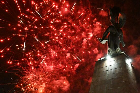 Russia Regions WWII Victory Day Fireworks