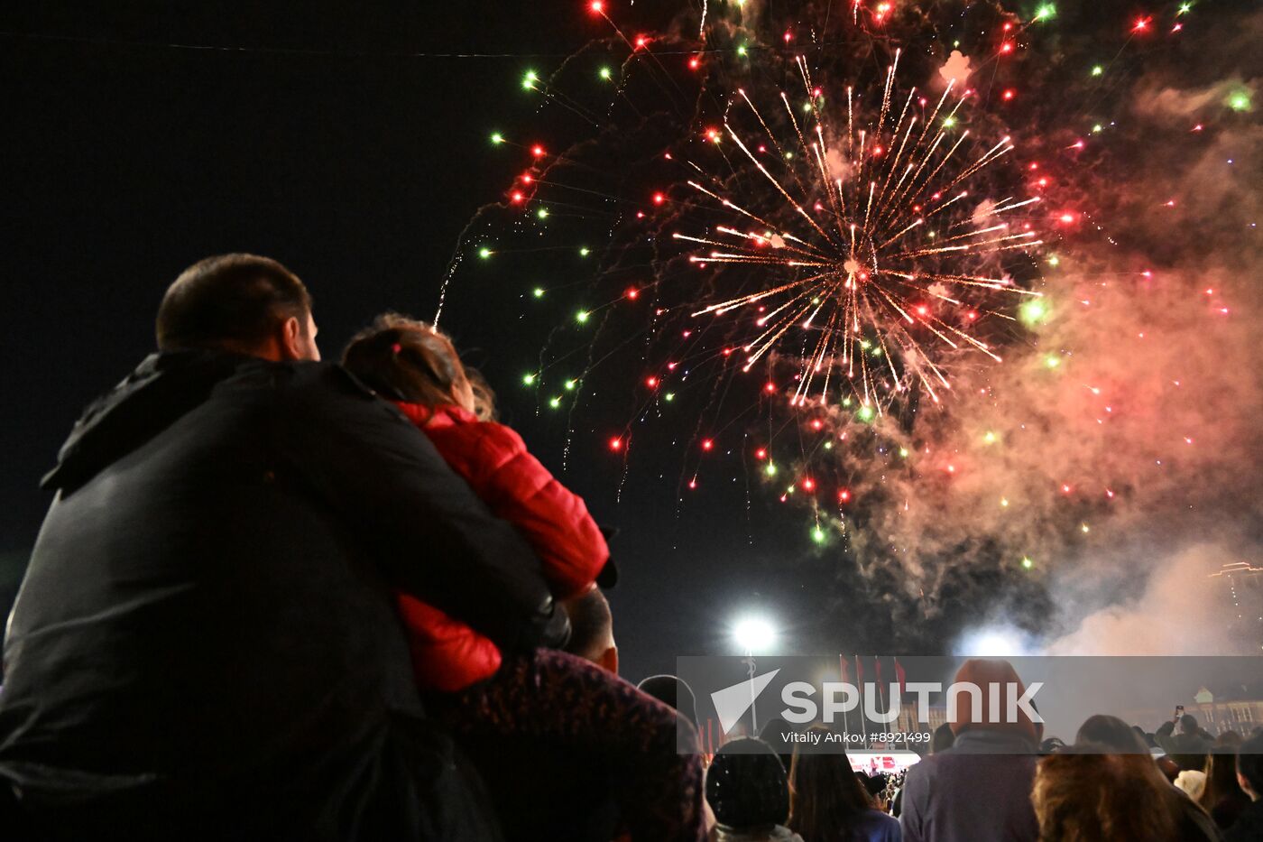 Russia Regions WWII Victory Day Fireworks