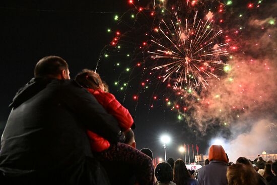 Russia Regions WWII Victory Day Fireworks