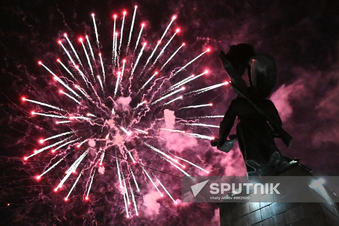 Russia Regions WWII Victory Day Fireworks