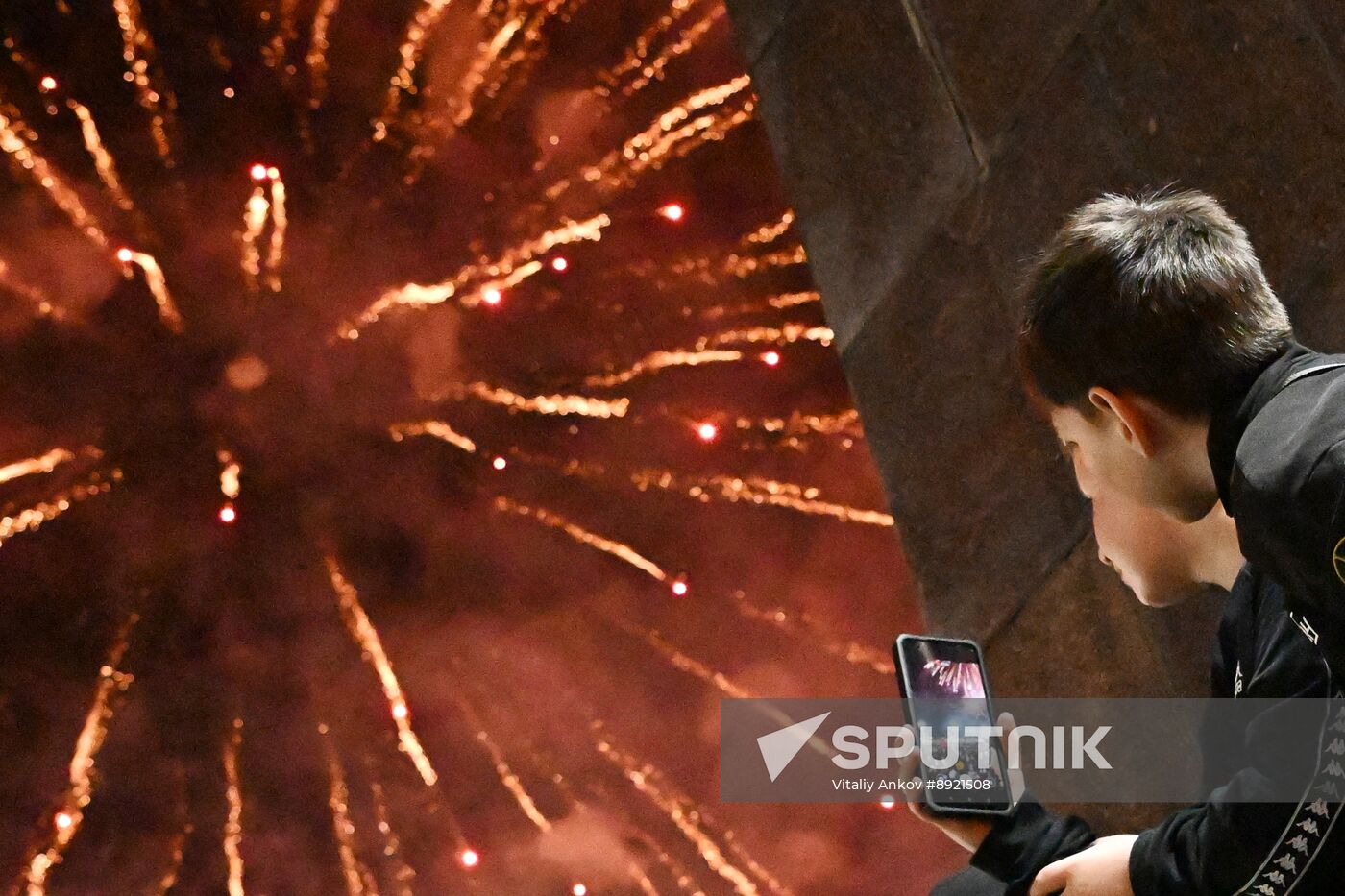 Russia Regions WWII Victory Day Fireworks