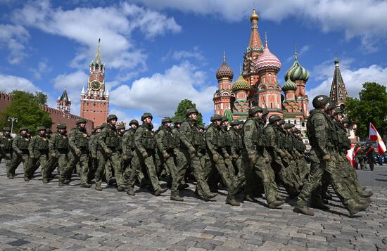 Military parade marking 80th anniversary of Victory in Great Patriotic War in Moscow