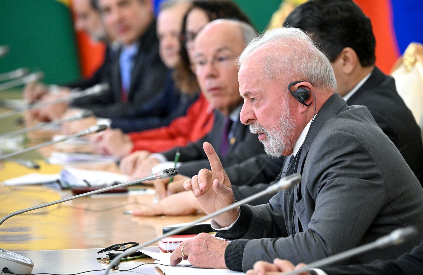 President of Russia Vladimir Putin's meeting with President of Brazil Luis Inacio Lula da Silva
