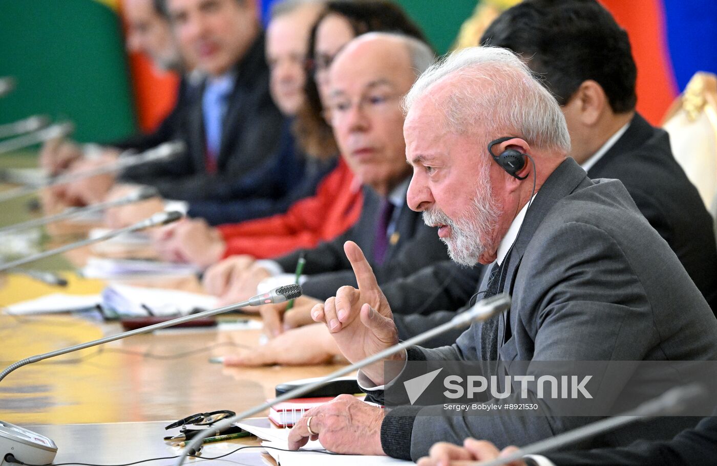 President of Russia Vladimir Putin's meeting with President of Brazil Luis Inacio Lula da Silva