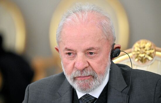 President of Brazil Luis Inacio Lula da Silva during his meeting with President of Russia Vladimir Putin. Location: Russia, Moscow. Author: Sergey Bobylev/Sputnik. President of Russia Vladimir Putin's meeting with President of Brazil Luis Inacio Lula da Silva