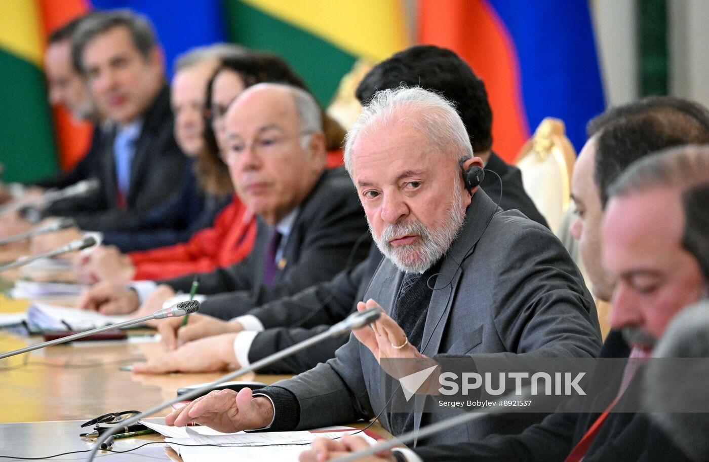 President of Russia Vladimir Putin's meeting with President of Brazil Luis Inacio Lula da Silva