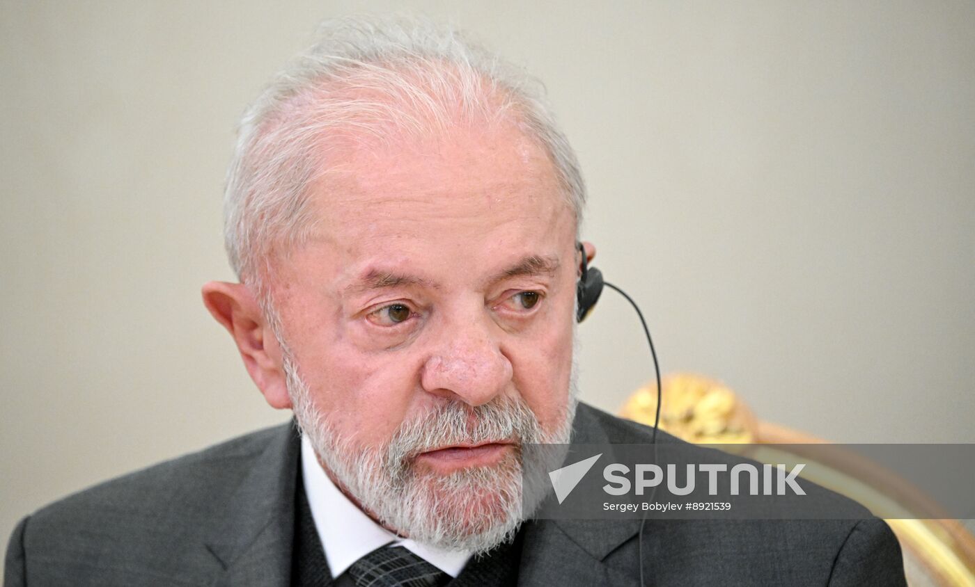 President of Russia Vladimir Putin's meeting with President of Brazil Luis Inacio Lula da Silva