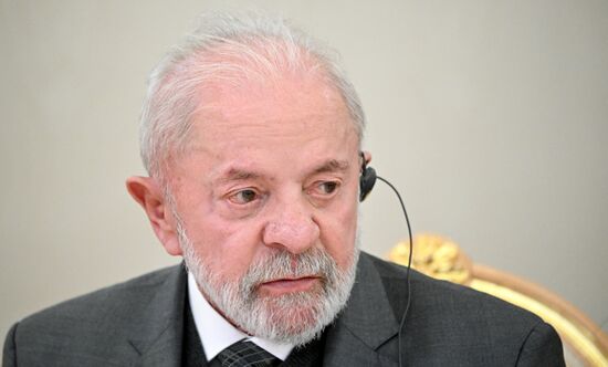 President of Brazil Luis Inacio Lula da Silva during his meeting with President of Russia Vladimir Putin. Location: Russia, Moscow. Author: Sergey Bobylev/Sputnik. President of Russia Vladimir Putin's meeting with President of Brazil Luis Inacio Lula da Silva