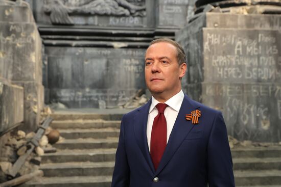 Russia Medvedev WWII Victory Day