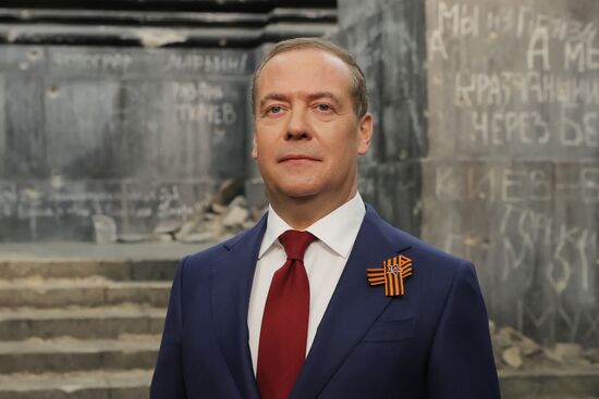 Russia Medvedev WWII Victory Day