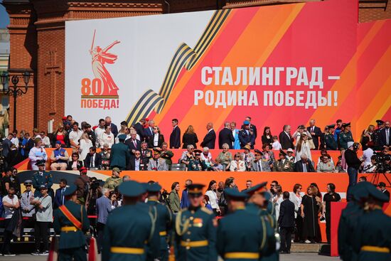 Military parade marking 80th anniversary of Victory in Great Patriotic War in Hero City Volgograd