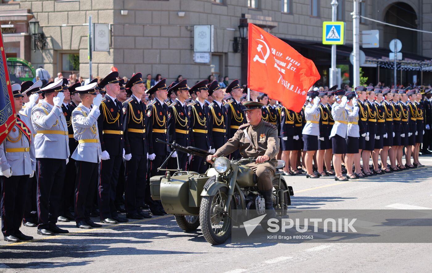 Military parade marking 80th anniversary of Victory in Great Patriotic War in Hero City Volgograd