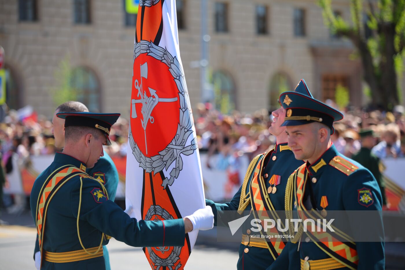 Military parade marking 80th anniversary of Victory in Great Patriotic War in Hero City Volgograd