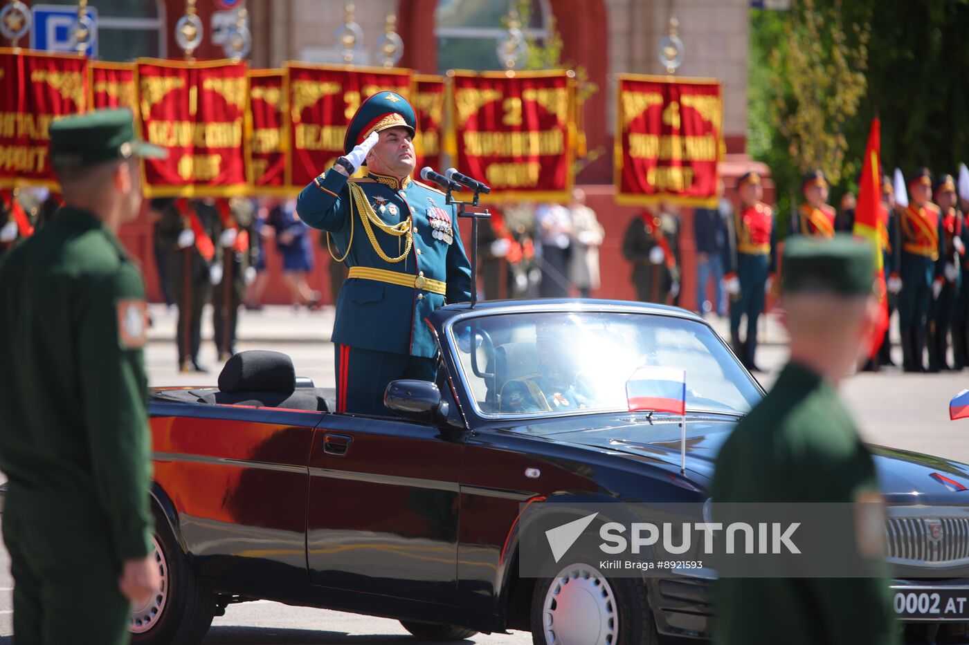 Military parade marking 80th anniversary of Victory in Great Patriotic War in Hero City Volgograd