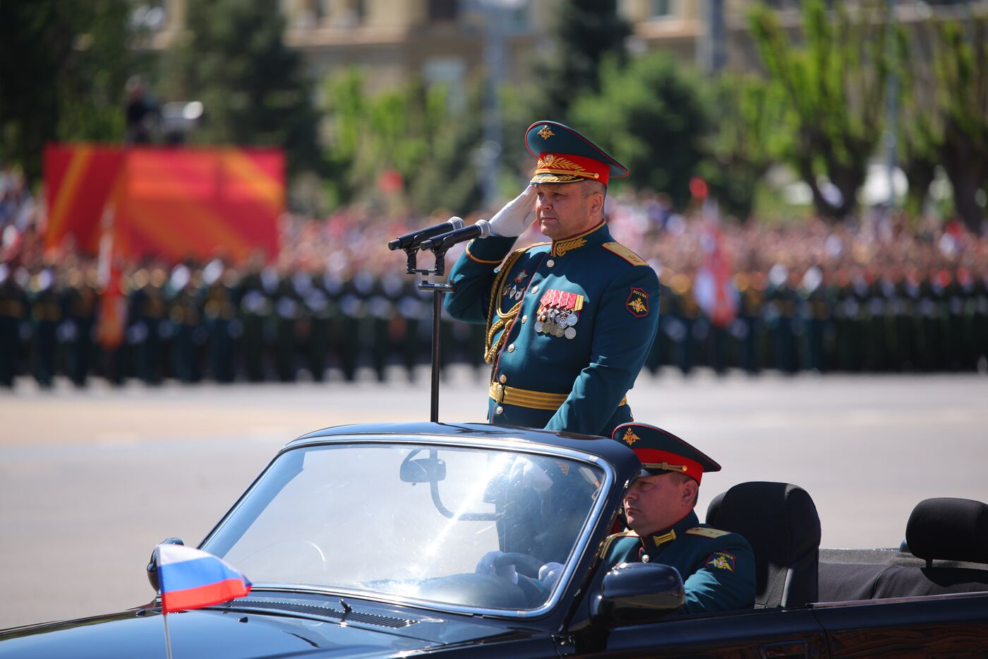 Military parade marking 80th anniversary of Victory in Great Patriotic War in Hero City Volgograd