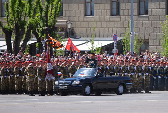 Military parade marking 80th anniversary of Victory in Great Patriotic War in Hero City Volgograd