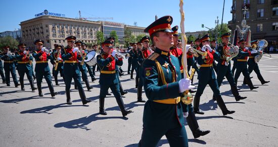 Military parade marking 80th anniversary of Victory in Great Patriotic War in Hero City Volgograd