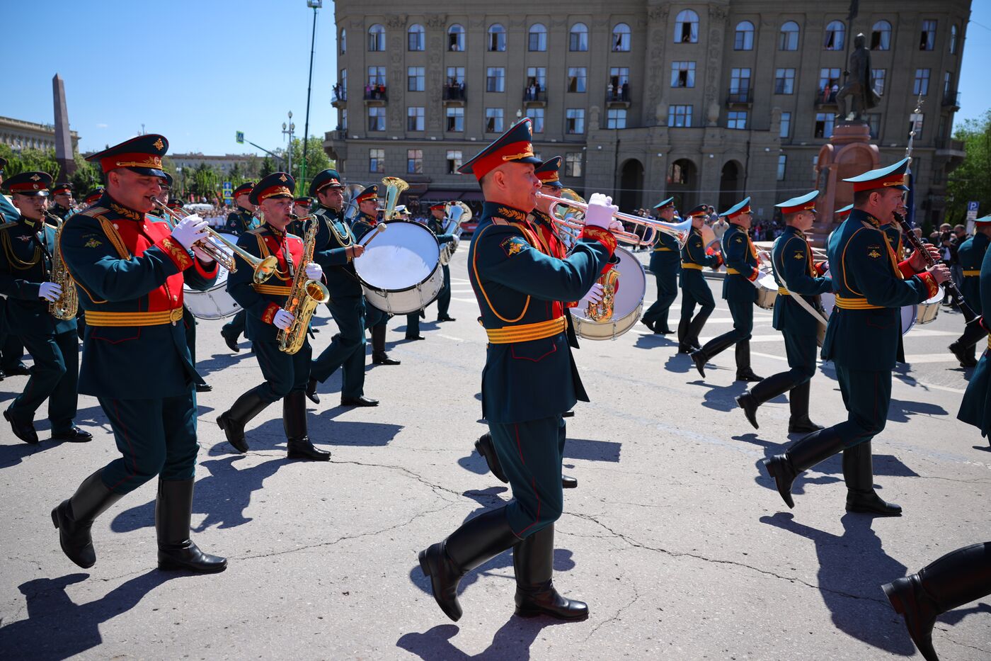 Military parade marking 80th anniversary of Victory in Great Patriotic War in Hero City Volgograd