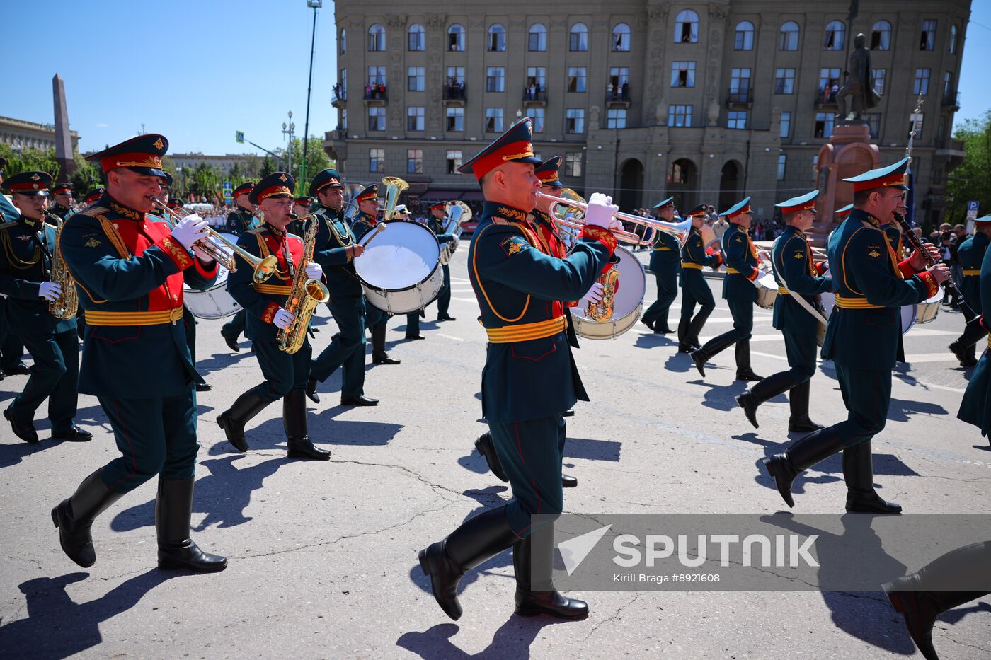 Military parade marking 80th anniversary of Victory in Great Patriotic War in Hero City Volgograd
