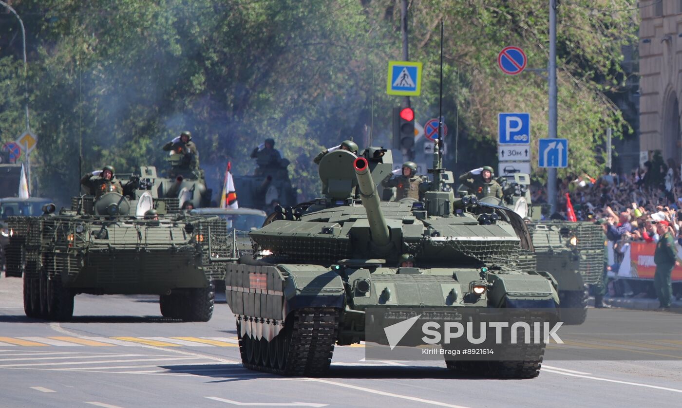 Military parade marking 80th anniversary of Victory in Great Patriotic War in Hero City Volgograd
