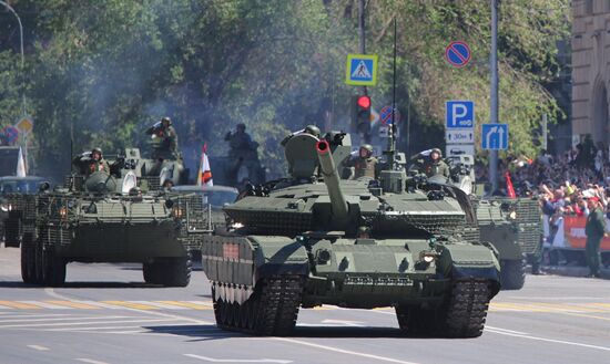 Military parade marking 80th anniversary of Victory in Great Patriotic War in Hero City Volgograd