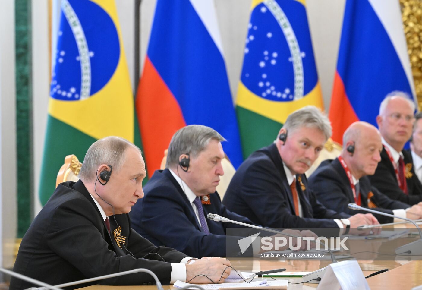 President of Russia Vladimir Putin's meeting with President of Brazil Luis Inacio Lula da Silva