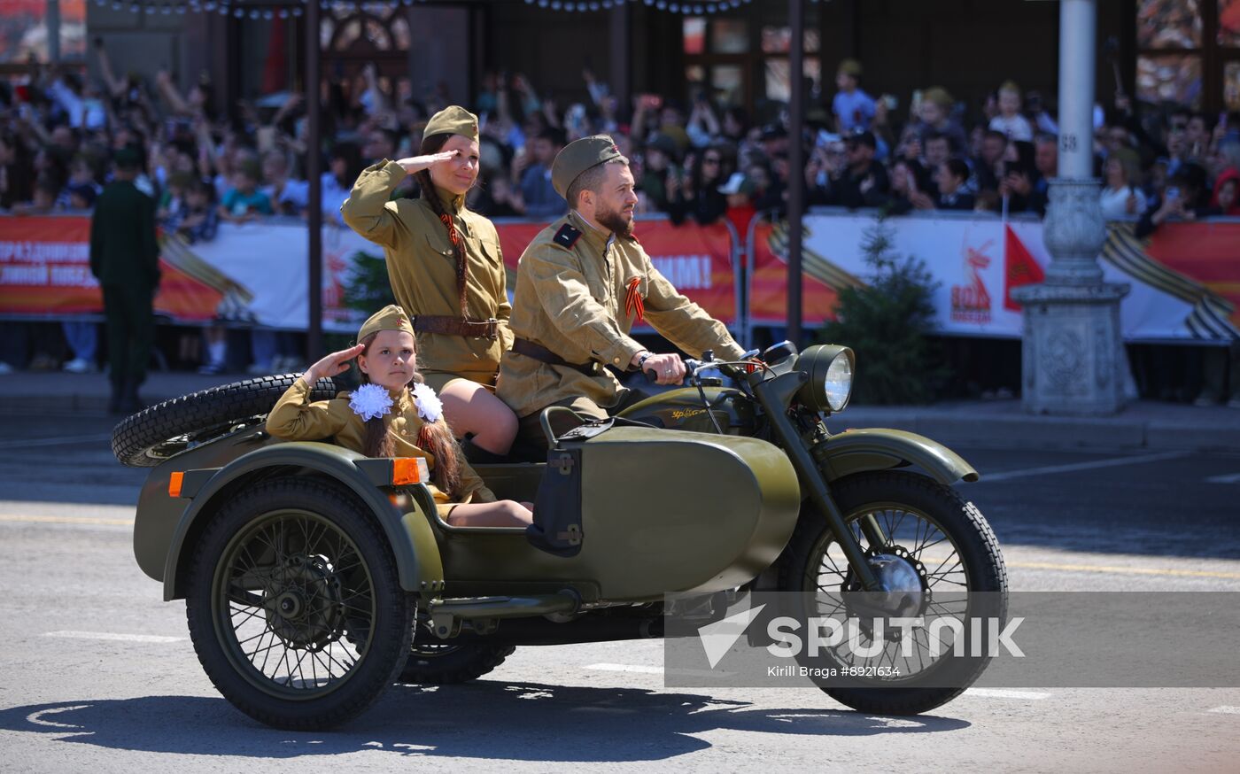 Military parade marking 80th anniversary of Victory in Great Patriotic War in Hero City Volgograd