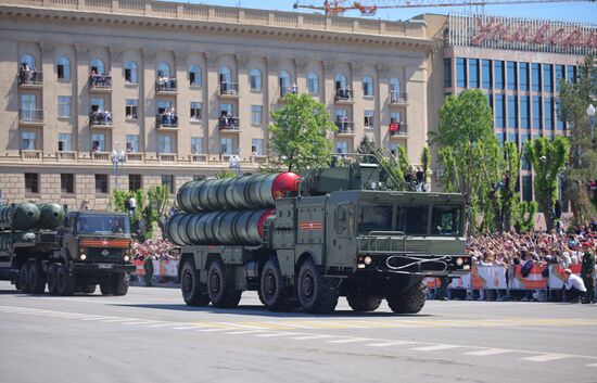 Military parade marking 80th anniversary of Victory in Great Patriotic War in Hero City Volgograd