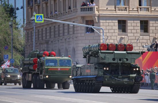 Military parade marking 80th anniversary of Victory in Great Patriotic War in Hero City Volgograd
