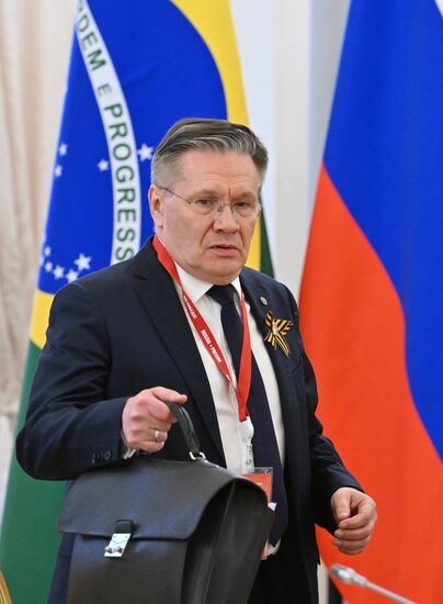 President of Russia Vladimir Putin's meeting with President of Brazil Luis Inacio Lula da Silva