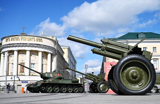 International Press Center covering 80th anniversary of Victory in Great Patriotic War