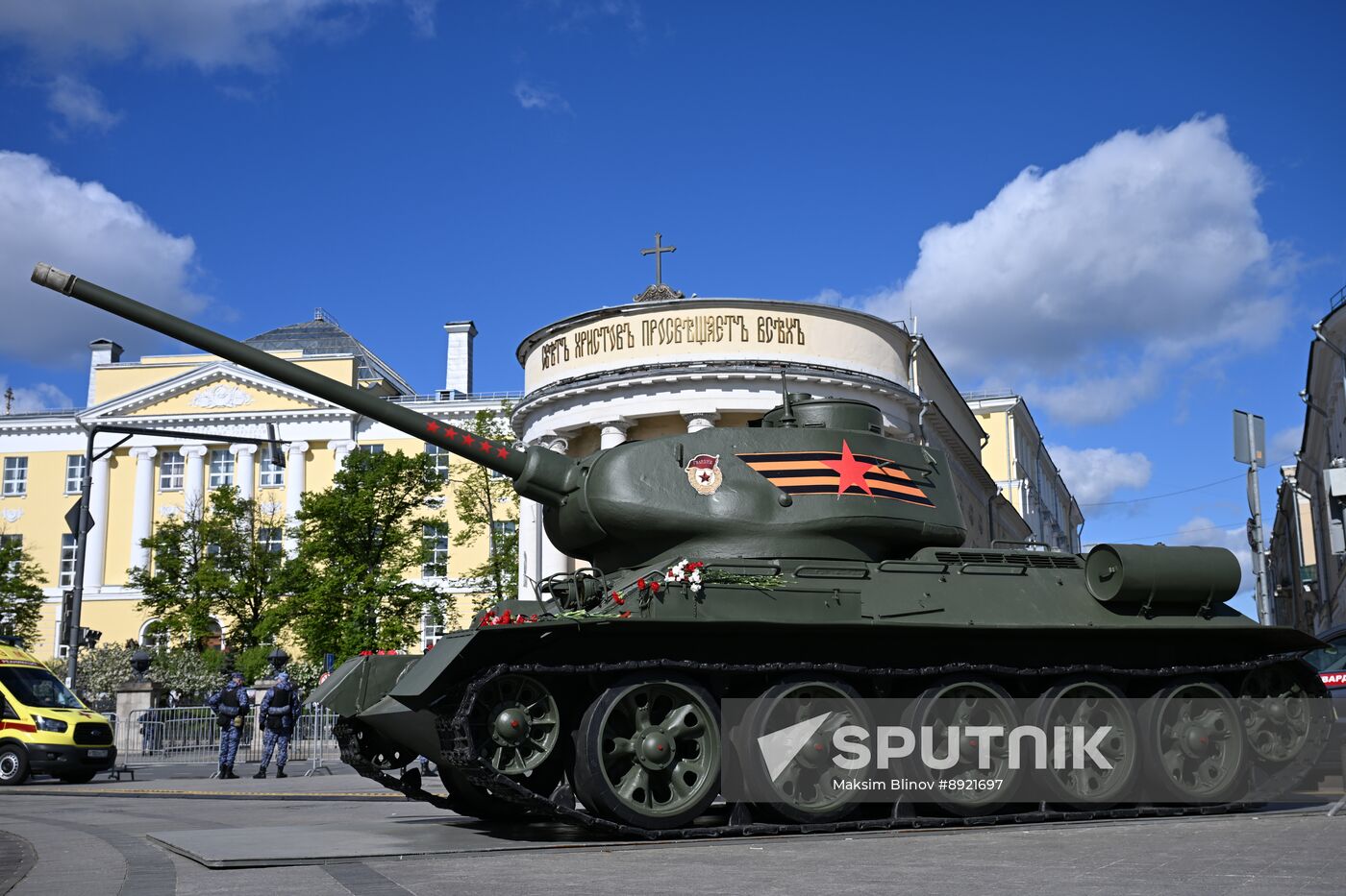 International Press Center covering 80th anniversary of Victory in Great Patriotic War