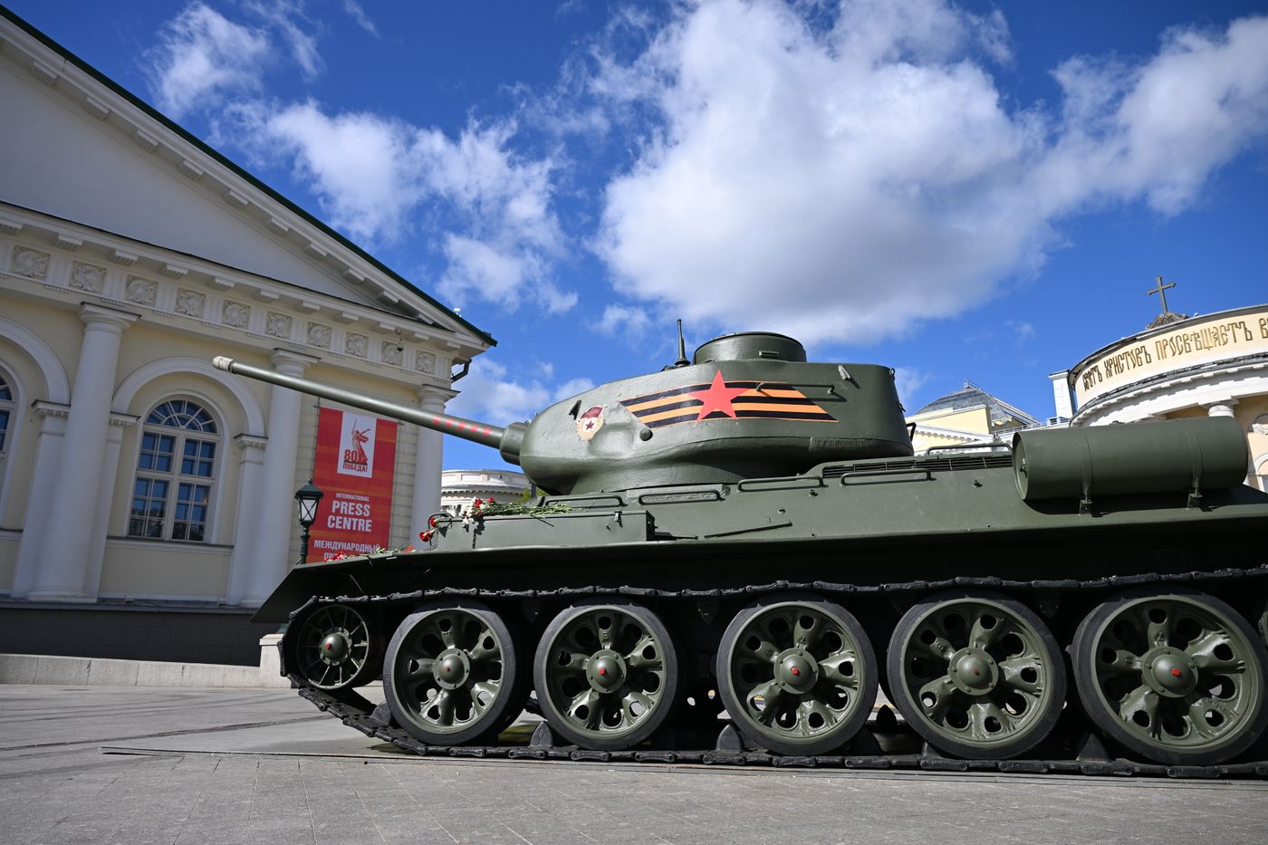 International Press Center covering 80th anniversary of Victory in Great Patriotic War