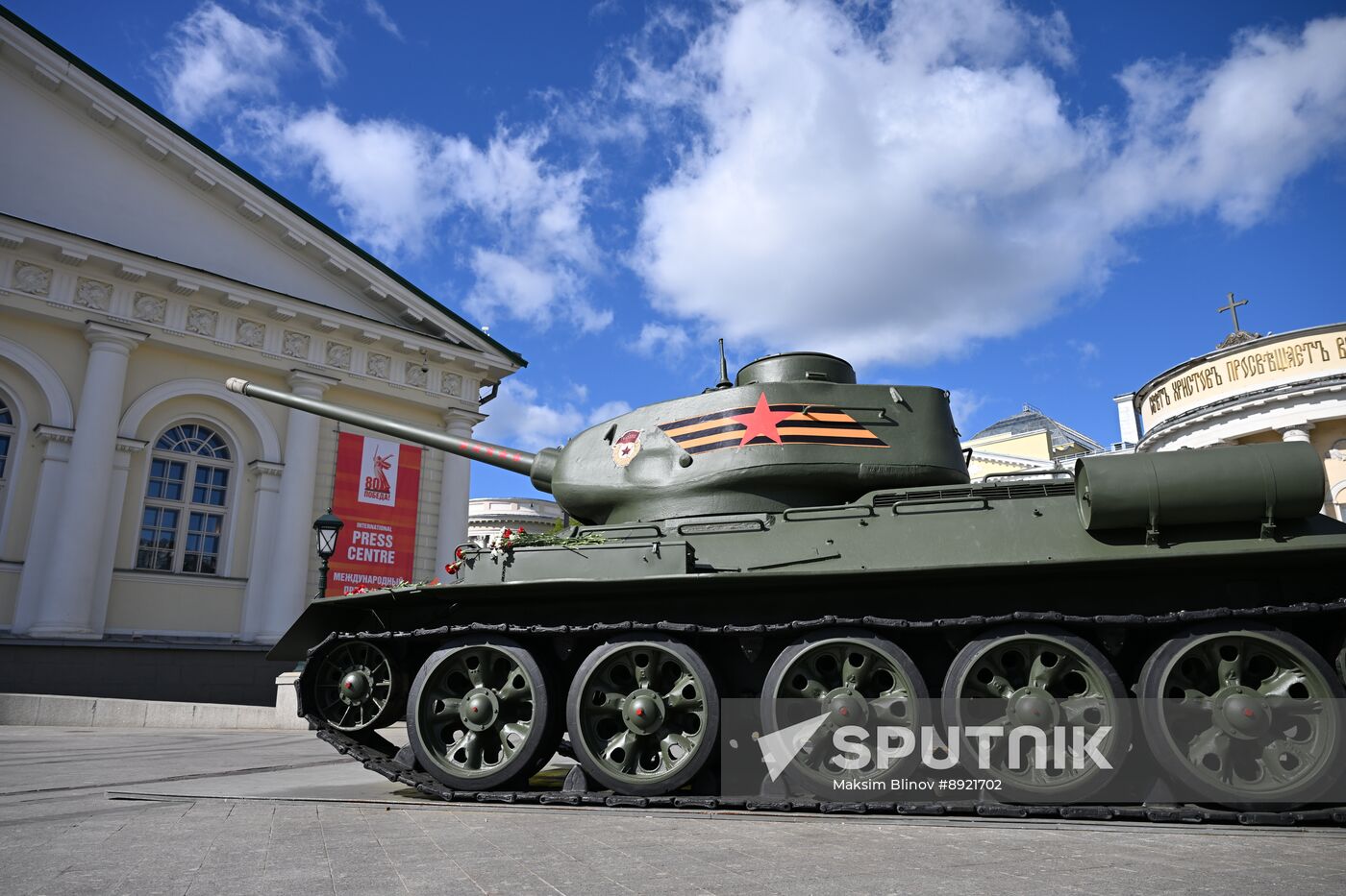 International Press Center covering 80th anniversary of Victory in Great Patriotic War