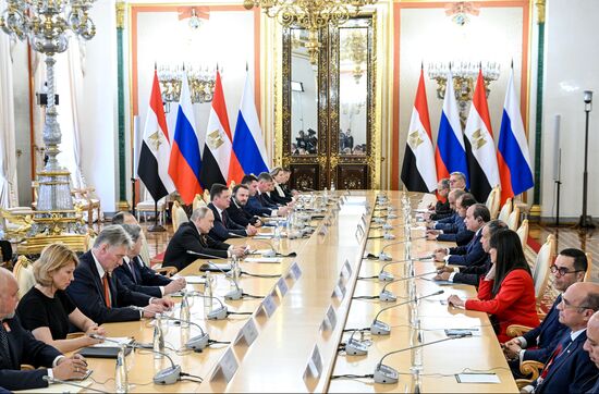 President of Russia Vladimir Putin's meeting with President of Egypt Abdel Fattah el-Sisi