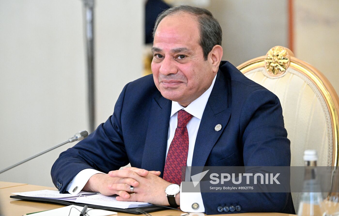 President of Russia Vladimir Putin's meeting with President of Egypt Abdel Fattah el-Sisi