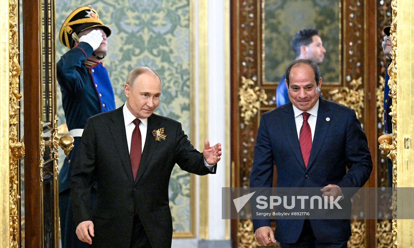 President of Russia Vladimir Putin's meeting with President of Egypt Abdel Fattah el-Sisi