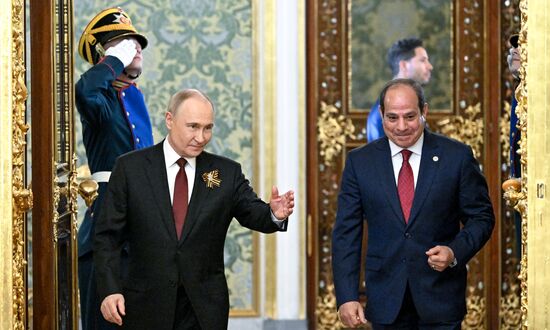 President of Russia Vladimir Putin's meeting with President of Egypt Abdel Fattah el-Sisi