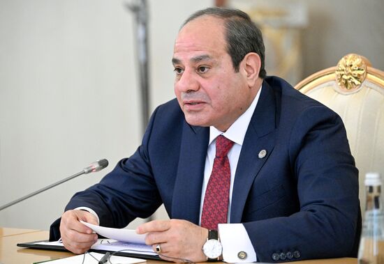 President of Russia Vladimir Putin's meeting with President of Egypt Abdel Fattah el-Sisi