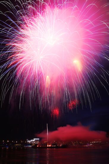 Russia Regions WWII Victory Day Fireworks