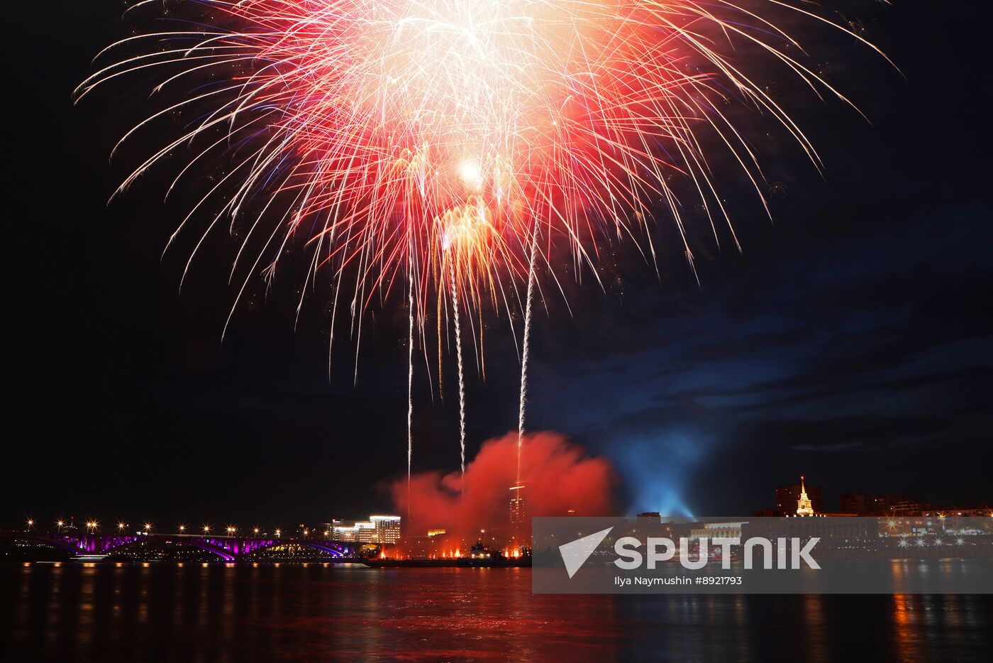 Russia Regions WWII Victory Day Fireworks