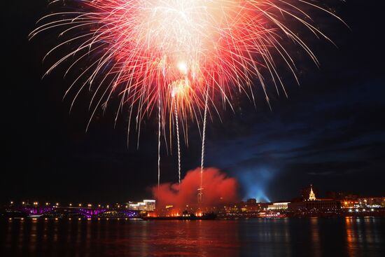 Russia Regions WWII Victory Day Fireworks