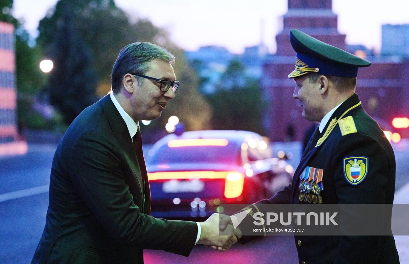President of Russia Vladimir Putin's meeting with President of Serbia Aleksandar Vucic