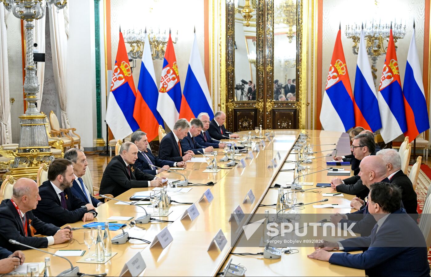 President of Russia Vladimir Putin's meeting with President of Serbia Aleksandar Vucic