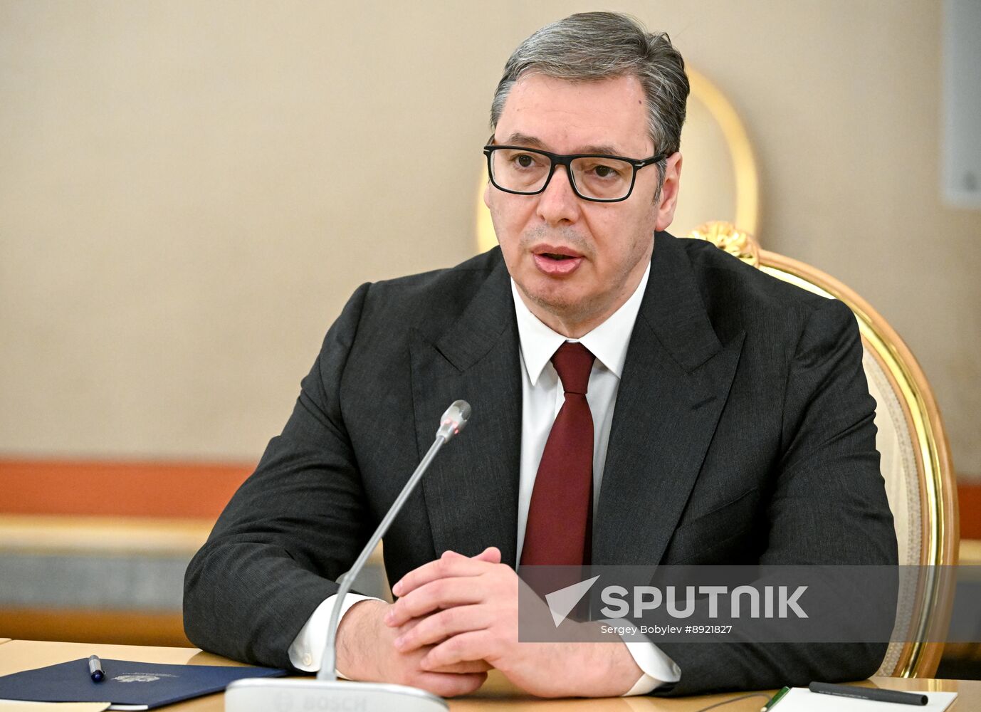 President of Russia Vladimir Putin's meeting with President of Serbia Aleksandar Vucic