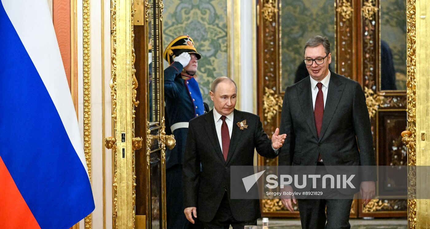 President of Russia Vladimir Putin's meeting with President of Serbia Aleksandar Vucic