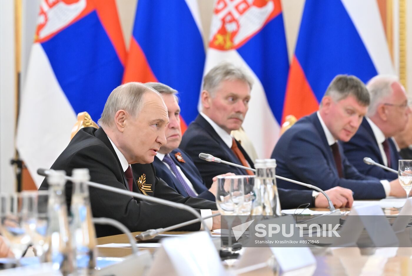 President of Russia Vladimir Putin's meeting with President of Serbia Aleksandar Vucic