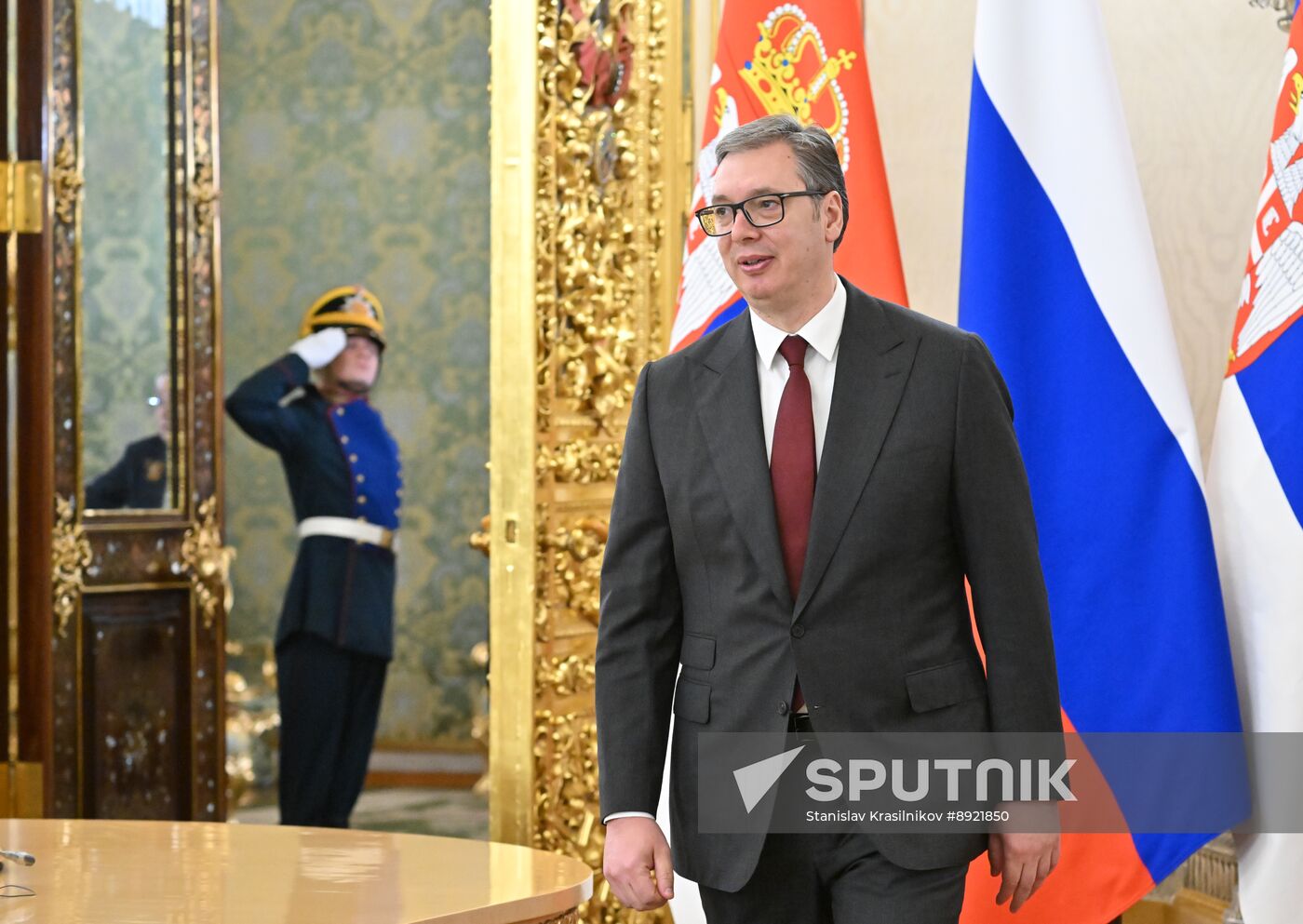 President of Russia Vladimir Putin's meeting with President of Serbia Aleksandar Vucic
