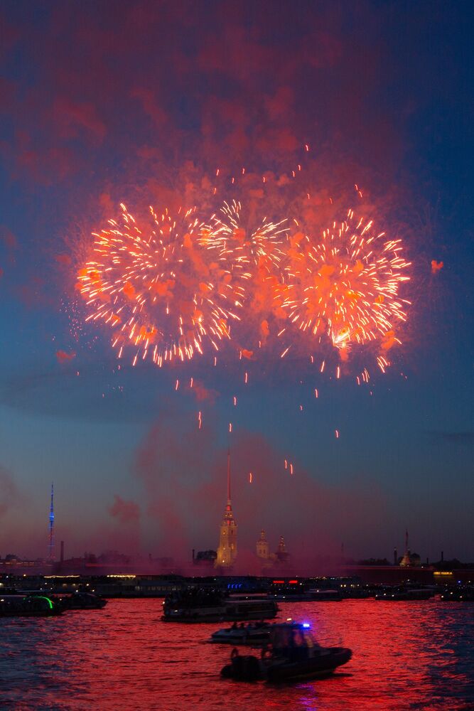 Victory Day fireworks in hero cities