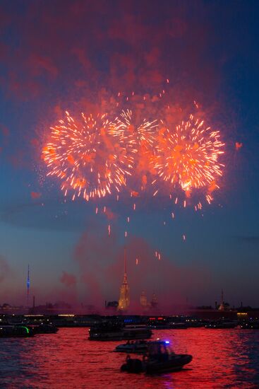 Victory Day fireworks in hero cities